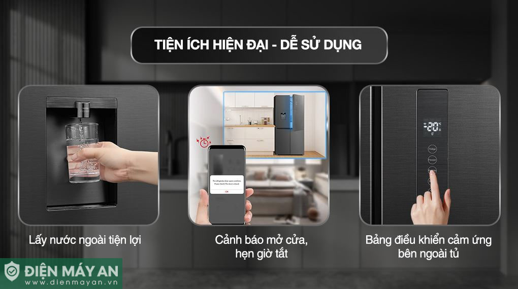 Tủ Lạnh Toshiba Inverter 471 lít Multi Door GR-RF606WI-PMV(60)-AG